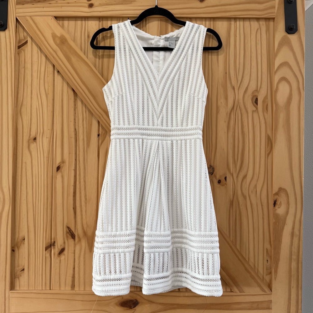 NWOT H&M eyelet lattice dress size 4